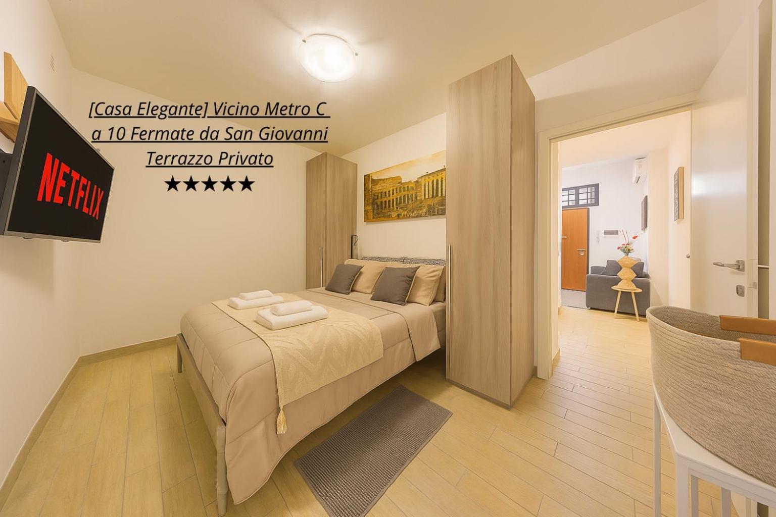 Casa Elegante Vicino Metro C 10 Fermate Da San Giovanni * Rom